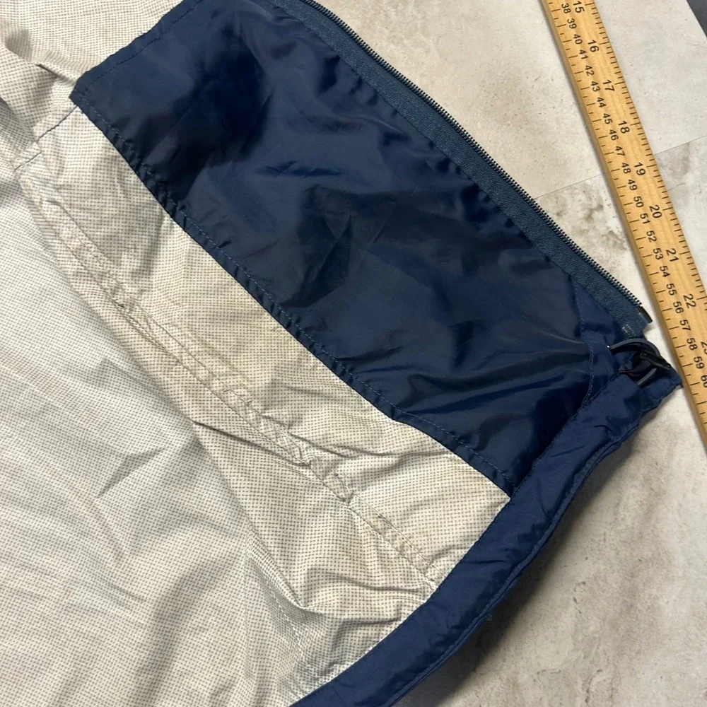 The North Face DryVent Rain Jacket Navy Blue Mens Small Waterproof Hooded Coat